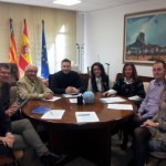 La presentación de la Nueva Junta (casi al completo) a la Diputación de Alicante, fotos del día de la visita a Alejandro (15 de enero de 2013).