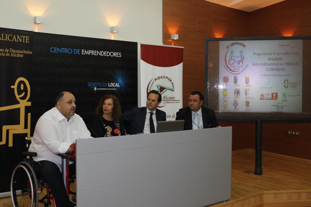 Presentación del programa 'Di Emprendo' en Alicante
